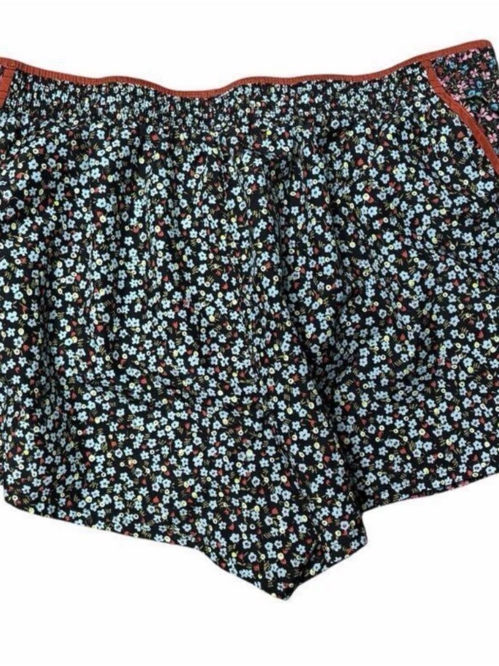 Nike Athletic Shorts Floral Print Plus Size XXL